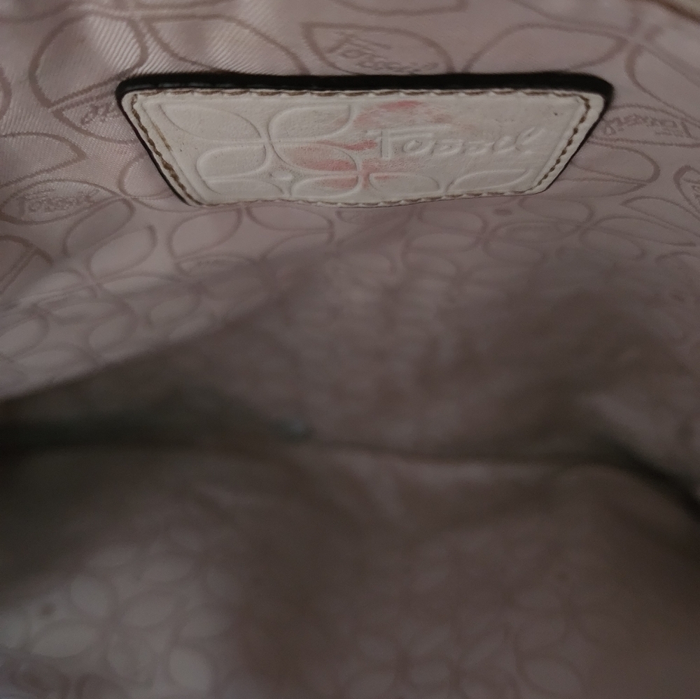Fossil offwhite leather shoulder bag color off white - Picture 5 of 5